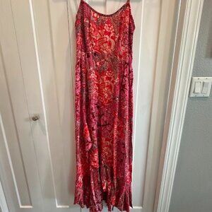 Free People Pink Paisley Print dress